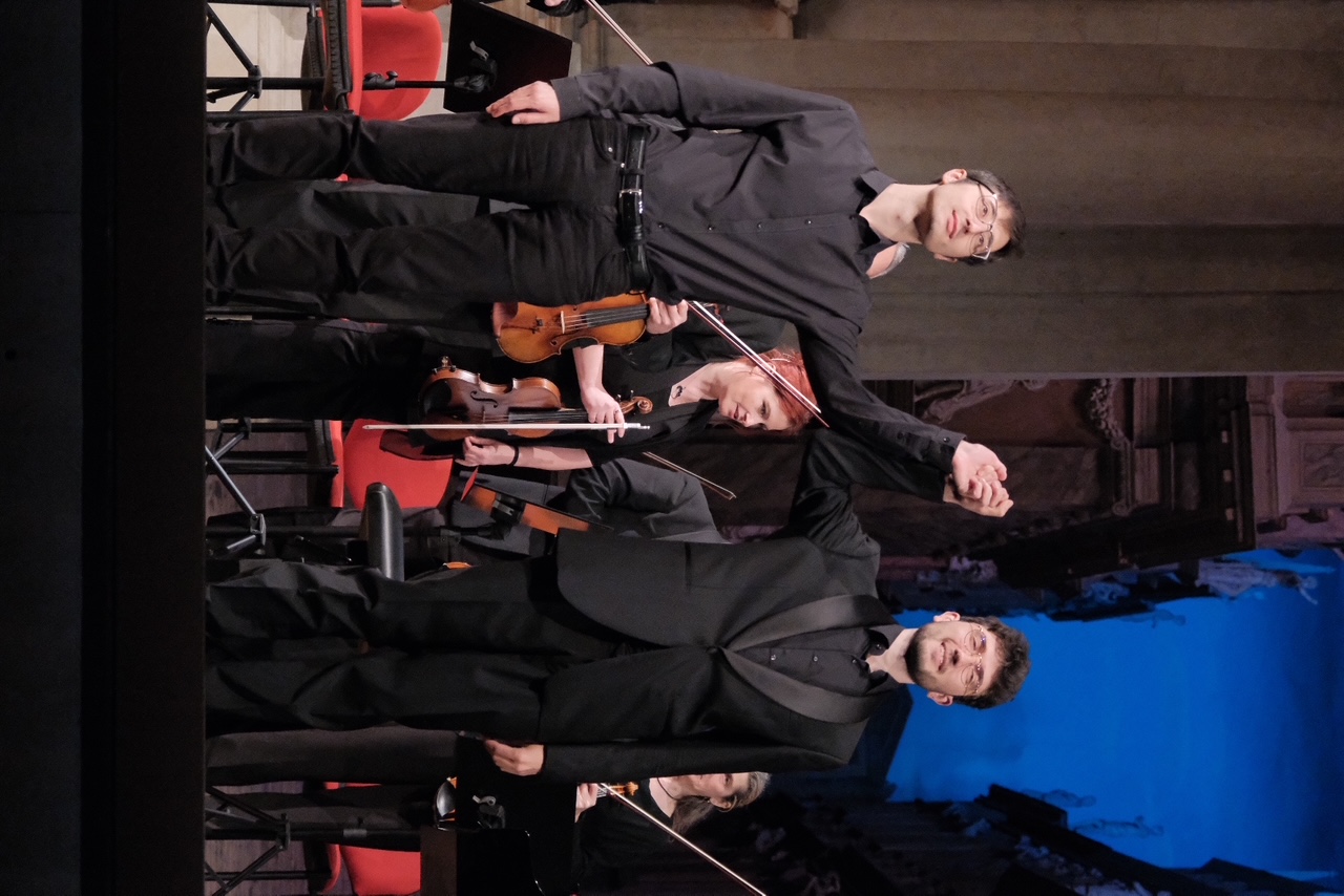 Stefano Campanini con Francesco Di Giorgio (direttore d'orchestra)